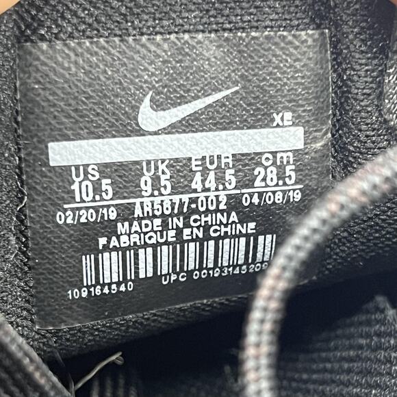 Nike Air Zoom Pegasus 36 Trail Shoes Men Size 10.5 Black White Running Sneakers - Picture 8 of 10